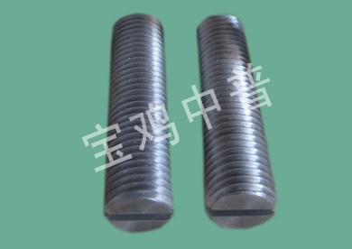 Molybdenum screw